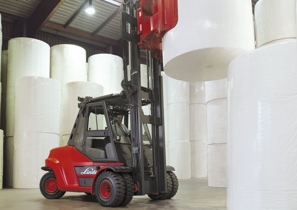 Getting the Right Forklift for Paper & Pulp Transport