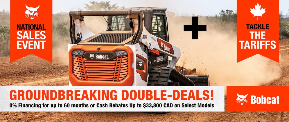 Double-Double - 2x the Rebates from Bobcat