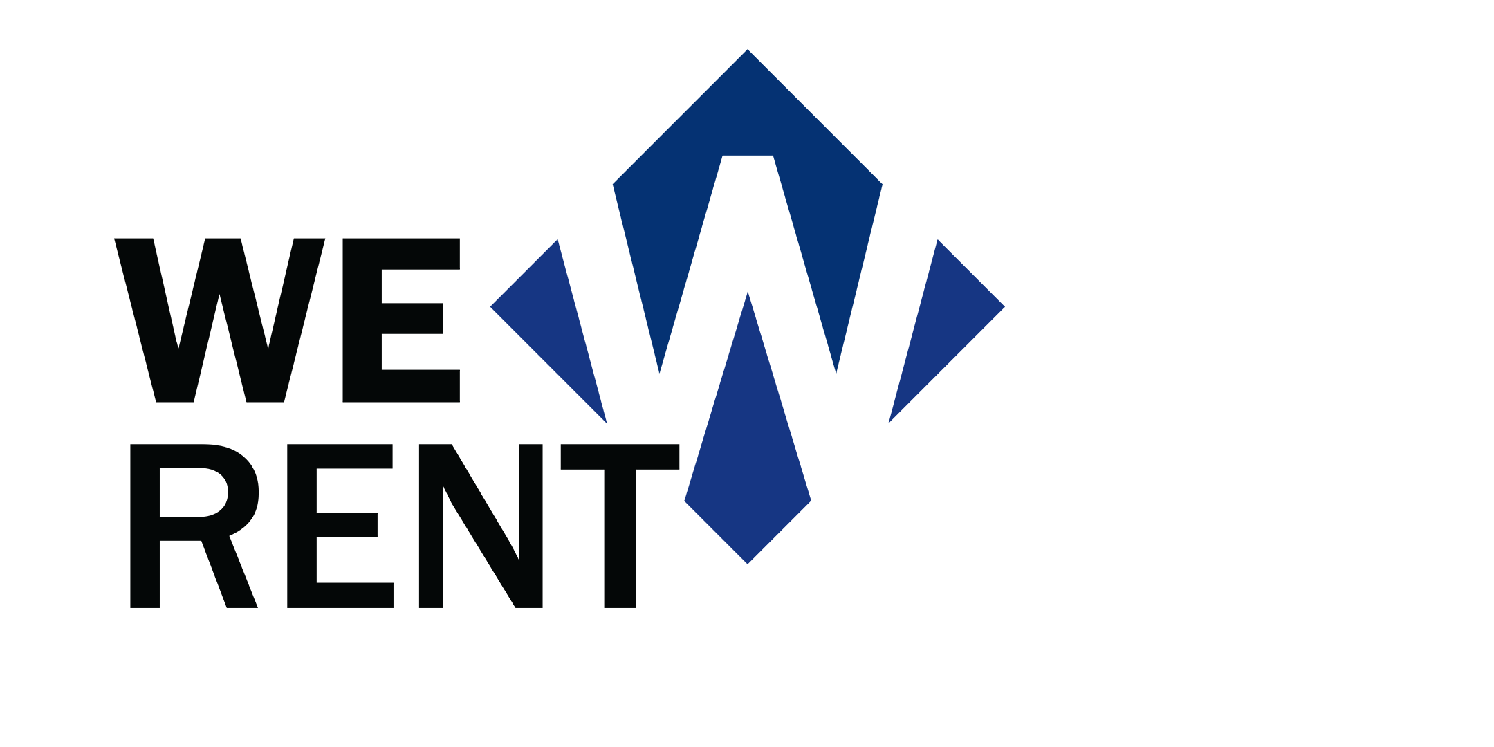 WE Rent logo left aligned