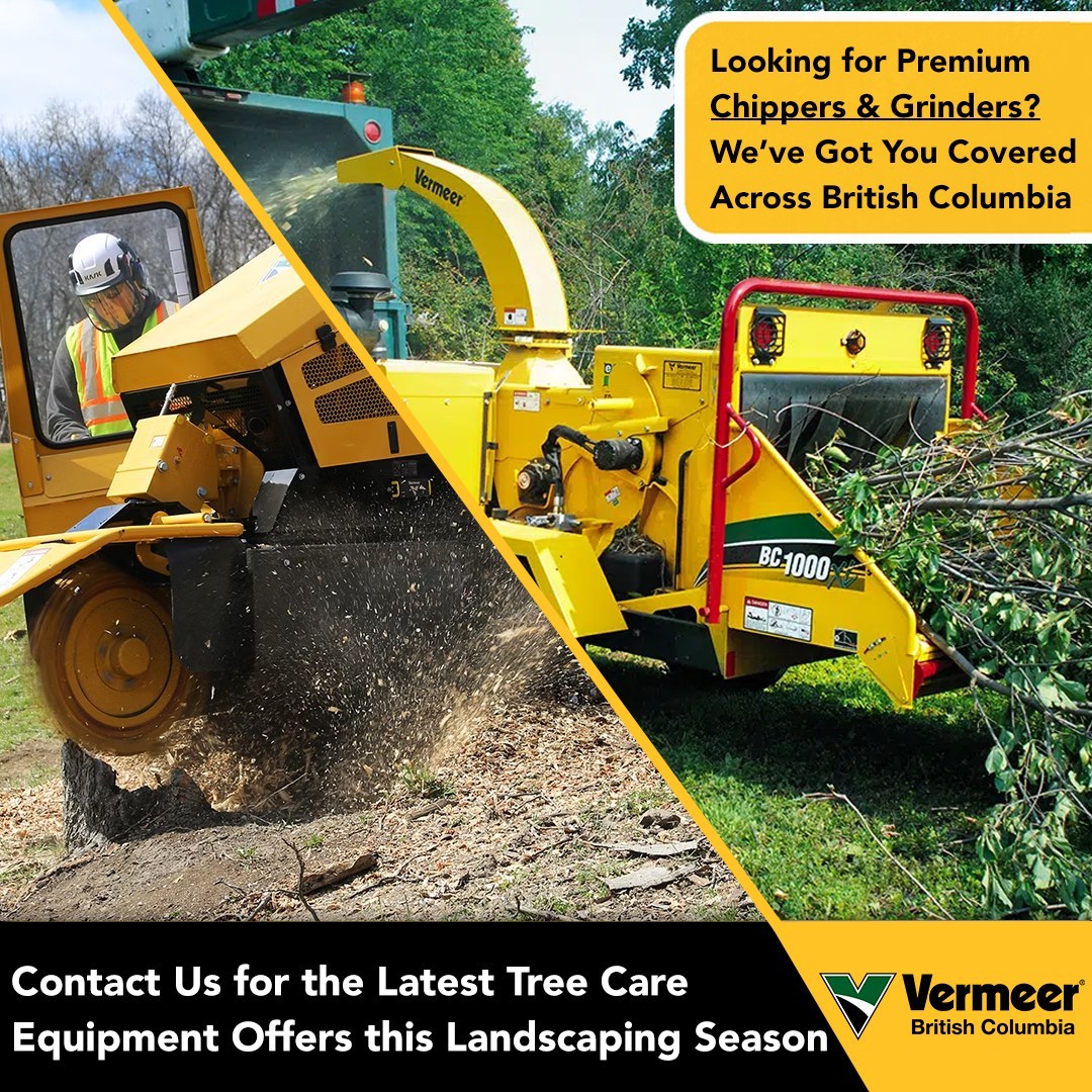 If you're looking for tree care, why not get the industry best? Plenty models available in stock now meaning no delay to get your new machine on the jobsite working. Special spring promos available. Reach out via DM or contact us for more info

#vermeer #landscape #arborist #treecare #construction #utility #rental #treecareequipment #treeremoval #treeequipment #landscaping #groundwork
