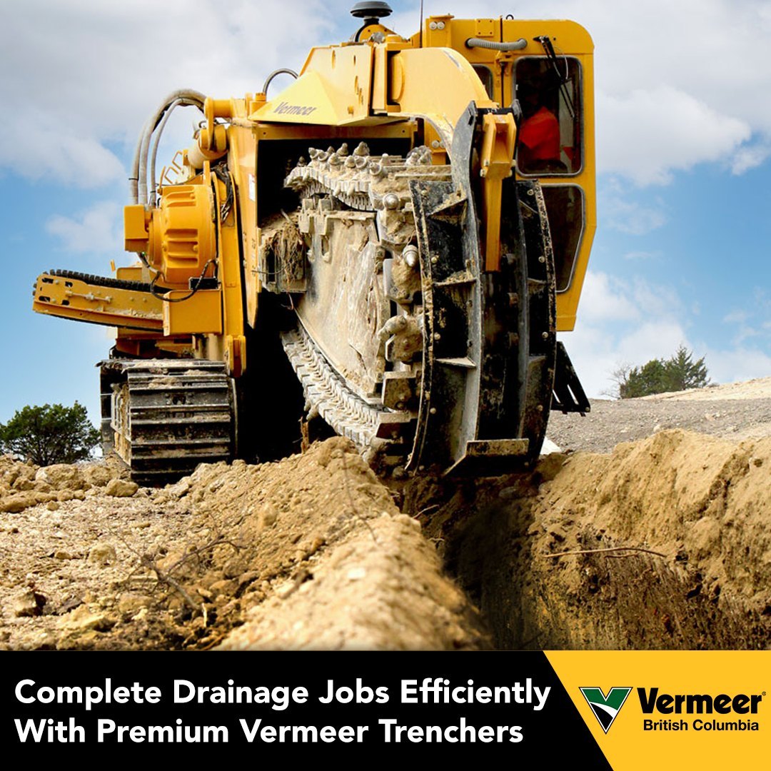 From pipelines to drainage, the weight of the job varies. Finding the right equipment isn't just about capability, it's about making the process smoother. Read our latest blog to see what equipment is best suited to your types of jobs!

💪 #HeavyDuty #EfficiencyIsKey #VermeerEquipment #VermeerMachinery #VermeerBC #VermeerTrencher #Trencher #Trenching #Pipelines #Drainage #DrainRouting #Construction @VermeerCanada