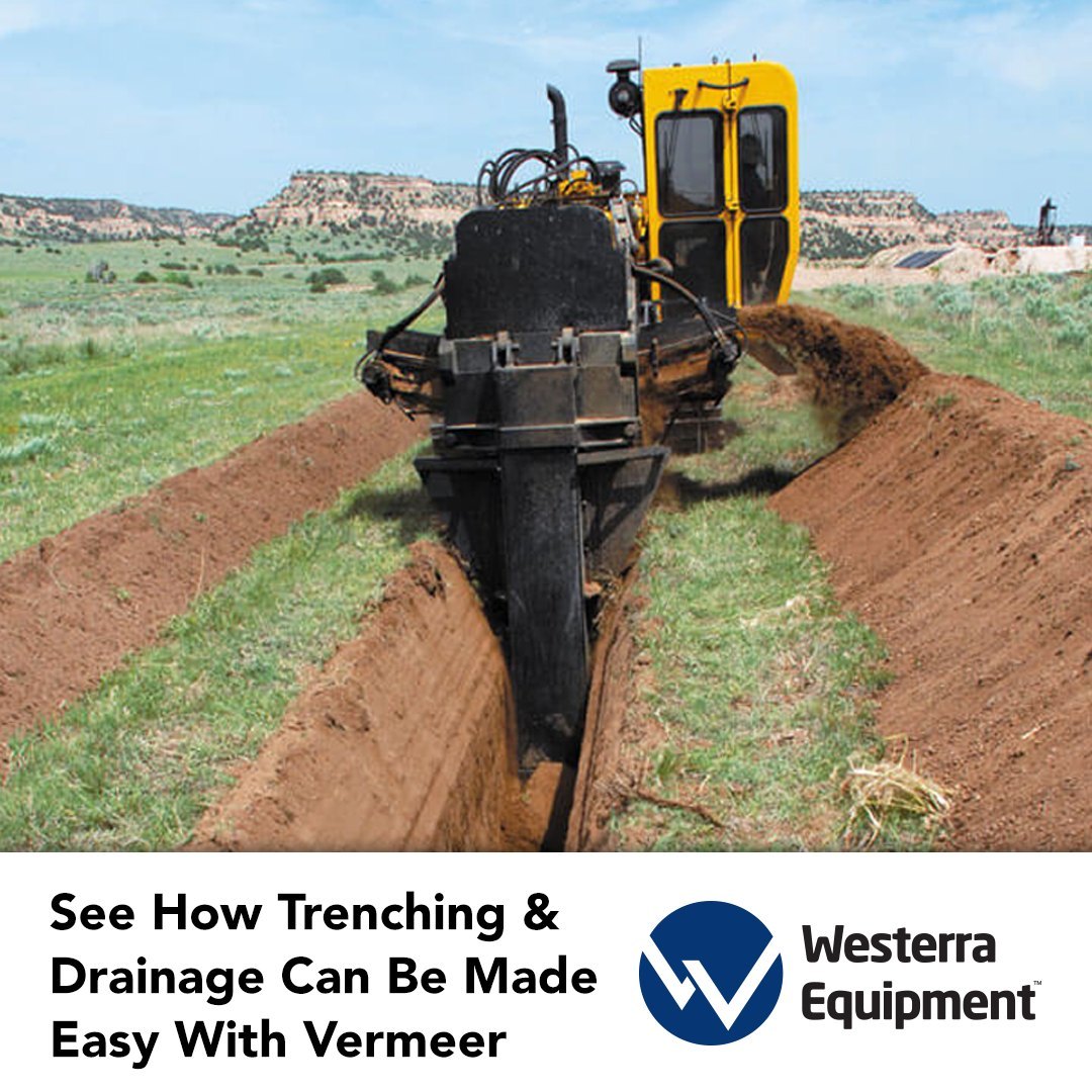 Taking on drainage and pipeline work means choosing the right gear for the job at hand. It's not just about strength, but about making the process seamless on the site. Read our latest blog or contact us to find out more about trenching & drainage equipment available with Westerra Equipment

💧💪 #PipelinePros #EfficiencyMatters #Pipelaying #WaterPipes #SewagePipes #PipeInfrastructure #CityInfrastructure #DrainageInfrastructure #Drainage @VermeerCanada